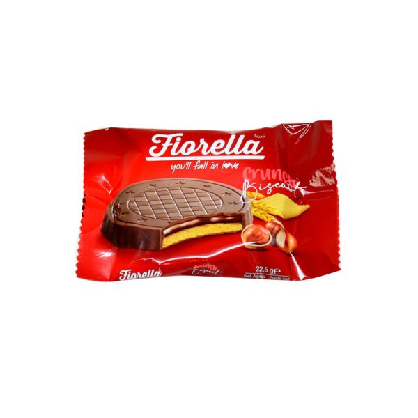 Вафли Фиорелла в молочном шоколаде с ореховым кремом 30 гр (24)