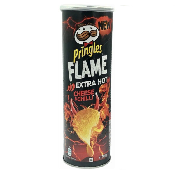 Чипсы Pringles Flame Сыр и Соус Чили 160гр (9)