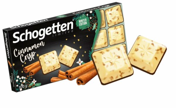 Шоколадная плитка Schogetten Cinnamon Crisp 100гр (15)
