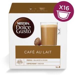 Кофе натуральный жареный молотый «c молоком»,16кап,160гр/Nescafe Dolce Gusto Au Lai