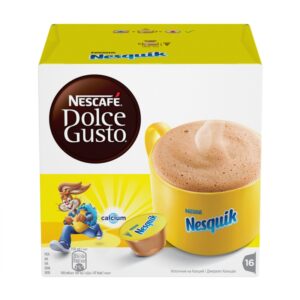 Кофе натуральный жареный молотый «Несквик шоколад» 16кап,256гр./Nescafe Dolce Gusto Nesquik chocolat