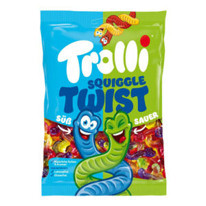 Мармелад Trolli Squiggles Twist 100гр (24) Мармелад Тролли Squiggles Twist Двойные Неоновые 100гр (24)