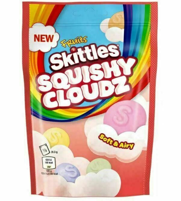 Драже Skittles Fruit Squishy Clouds 94гр