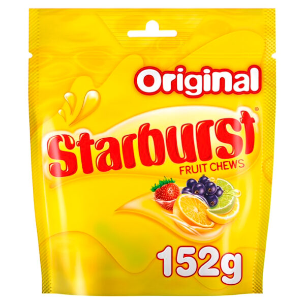 Жевательные конфеты Starburst с фруктовым вкусом 152гр (12)