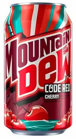 [M]Газированный напиток Mountain Dew Code Red 355мл (12) США