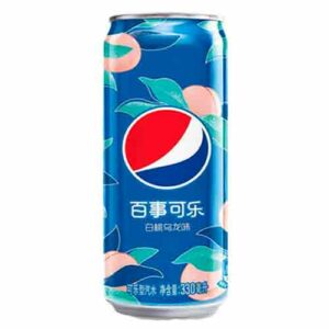 Газированный напиток Pepsi Персик Улун Чай 330мл (12) Китай Пепси Персик-Улун чай 330мл (12) Китай