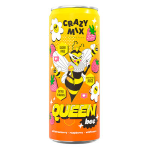 Газированный напиток CRAZY MIX Квин Би 0,33 л (21)