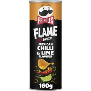 Чипсы Pringles Flame Чили и Лайм 160гр (9)