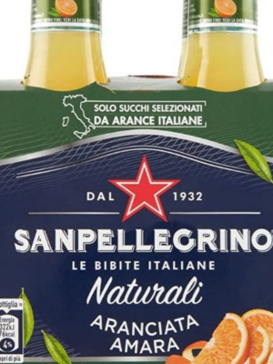 Напиток сокосодержащий Sanpellegrino Aranciata Amara 200мл Стекло Напиток Санпеллегрино Aranciata Amara в стекле. Объем 200мл