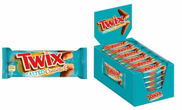 Twix батончик Соленая карамель 40 гр  (20)
