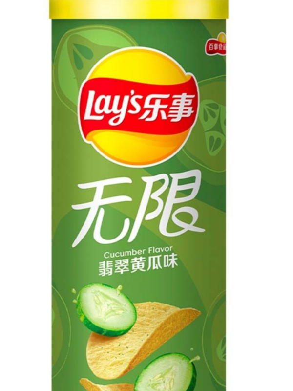 Чипсы Lay's Stax Огурец, 90 гр Китай (24)