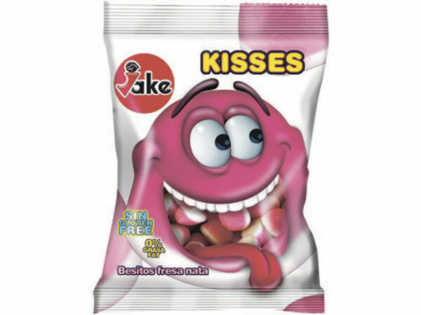 Мармелад жевательный JAKE Kisses Поцелуй в сахаре 100гр (18)