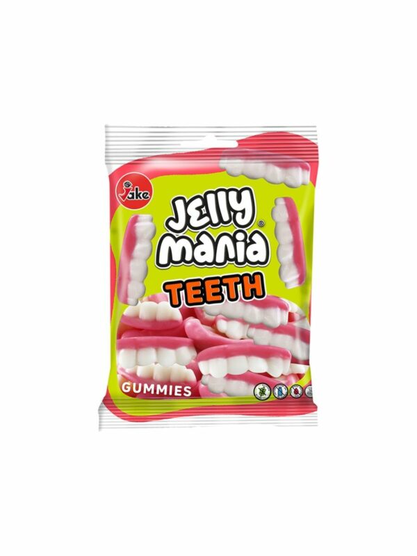 Мармелад жевательный JAKE Зубы 100гр (18)