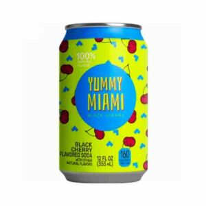 Газированный напиток YUMMY MIAMI Black cherry 355 ml (12) Газированный напиток YUMMY MIAMI Black cherry 355 ml (12)