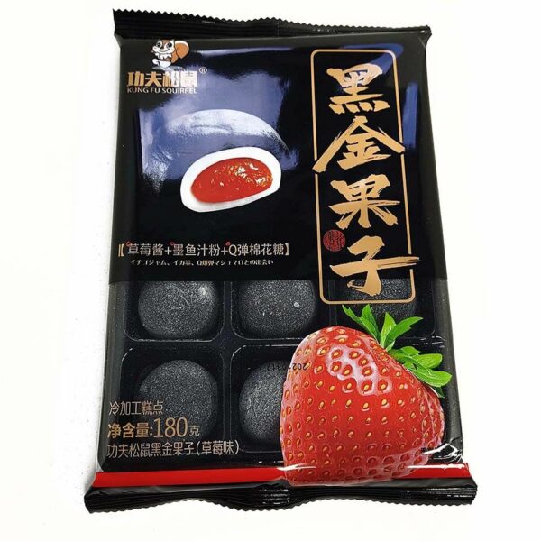 Моти Kung fu squirrel КЛУБНИКА 180 гр черная упаковка(30)