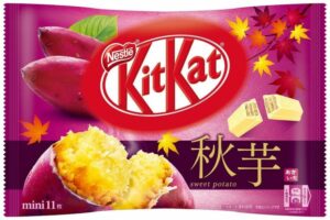 KitKat Mini (Сладкий кортофель) 92,8 гр Пакет (12) Япония KitKat Мини со сладкой картошкой 92,8гр  пакет (12) Япония