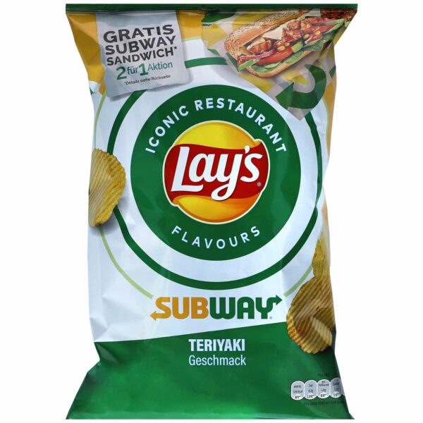 Чипсы Lay's Subway 150 гр