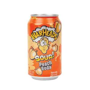 Газированный напиток Warheads Sour Peach (Кислый Персик) 355 мл (12) США Газированный напиток Warheads Кислый Персик 355 мл