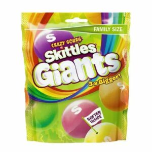 Драже Skittles Giants SOUR (Гигантские Кислые) 116 гр (14) Драже Skittles Гигантские Кислые 116 гр  (14)
