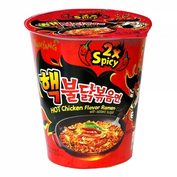 Лапша Samyang  Hot Chicken  CUP Ramen 2Х Очень острая с курицей 70 гр