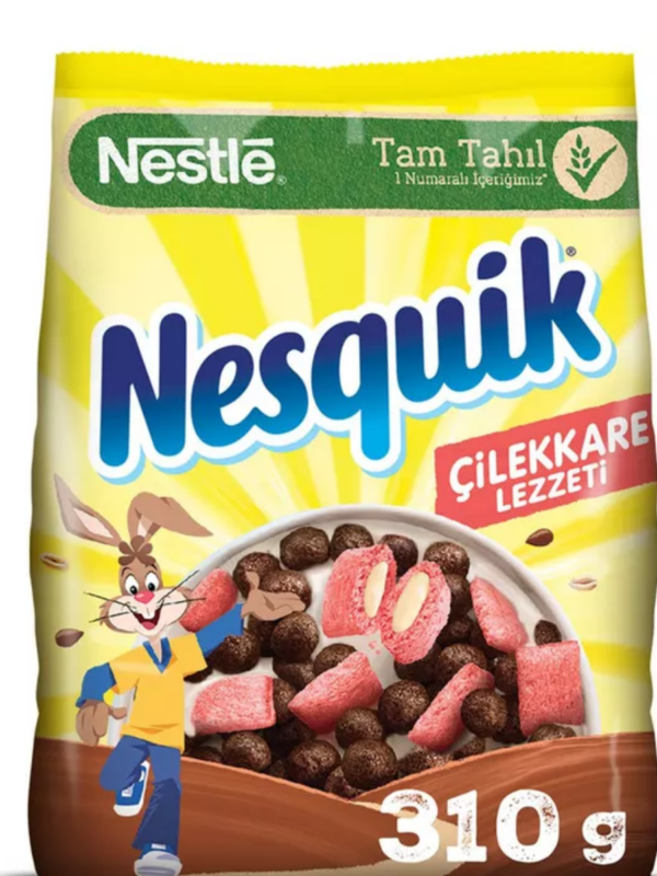 Готовый завтрак Nesquik КЛУБНИКА 310гр ПАКЕТ (12)