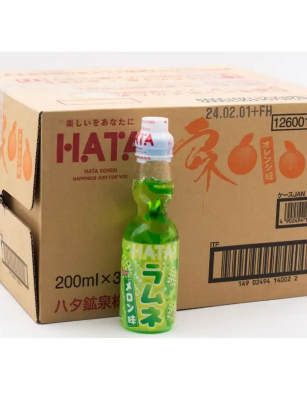 Газированный напиток HATA KOSEN Дыня 200 мл. Стекло (30)