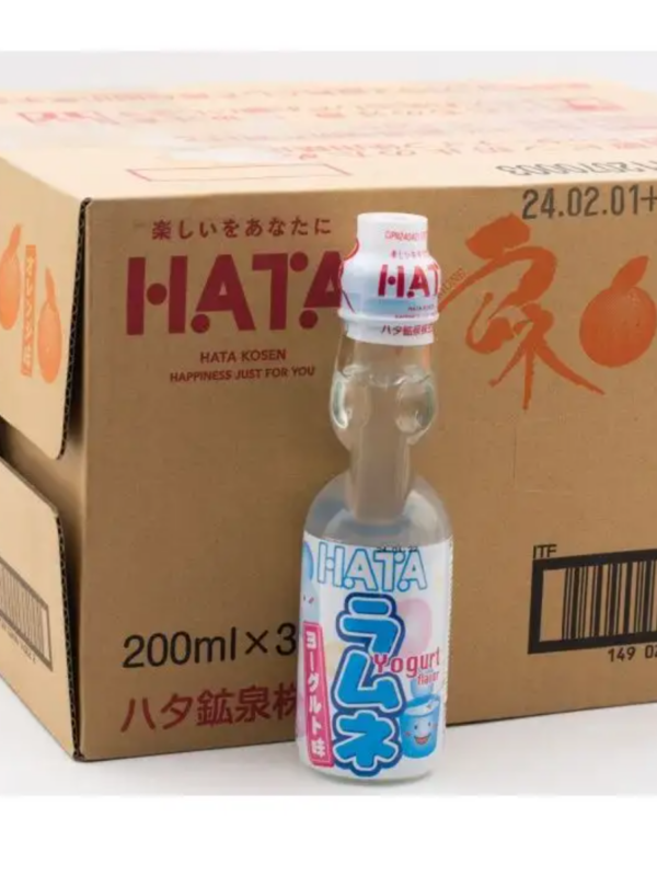 Газированный напиток HATA KOSEN Йогурт 200 мл. Стекло (30)