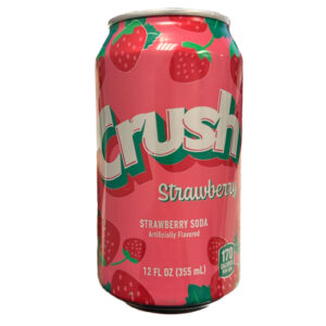 Газированный напиток Crush Strawberry (Клубника) 355мл (12) Газированный напиток Crush Клубника 355 мл