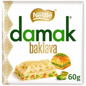 Шоколад Nestle Damak Baklava Белый 60г (6) Nestle Damak "Baklava" белый шоколад 60г (6)*12