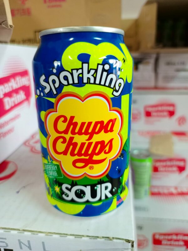 Газированный напиток Chupa Chups Кислая Черника 345 мл.(24)