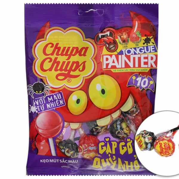 Леденцы Chupa Chups Lollipops Colors Tongue Painter 93гр Леденцы Chupa Chups Lollipops Colors Tongue Painter 93гр