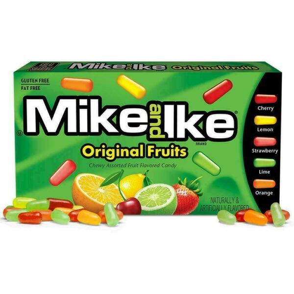 Конфеты Mike and Ike Original Fruits (Оригинал) 141гр (12)