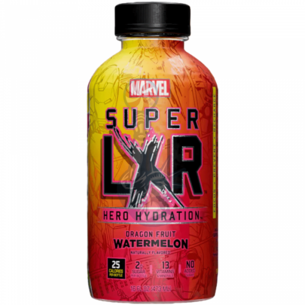 Arizona Marvel SUPER LXR драгонфрут, арбуз 473мл (12)