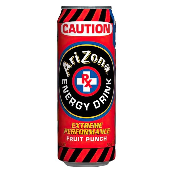 Энергетический напиток Аризона Caution фруктовый пунш 340мл (24)