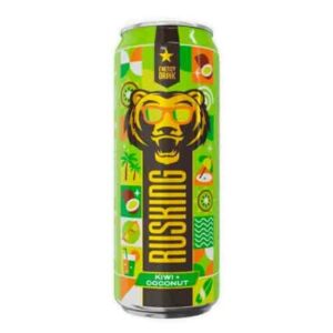 Энергетический напиток Rusking Kiwi-Coconut (Киви-Кокос) 450мл (12) Энергетический напиток газированный "РУСКИНГ КИВИ КОКОС" (12)