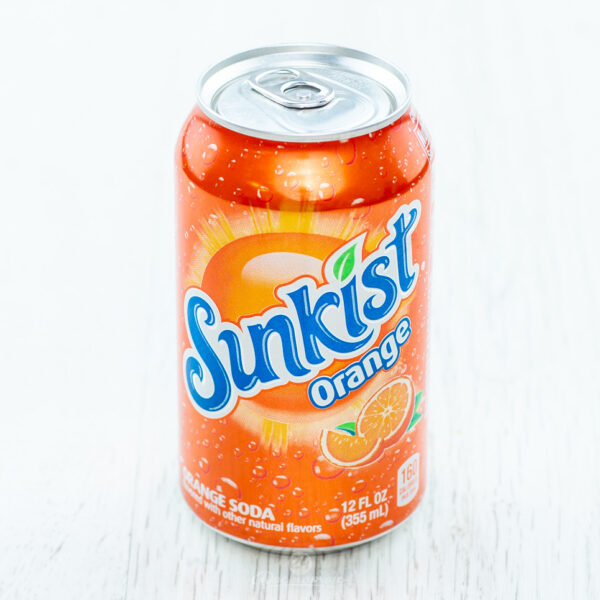 Газированный напиток Sunkist Orange апельсин 355мл (12) Америка