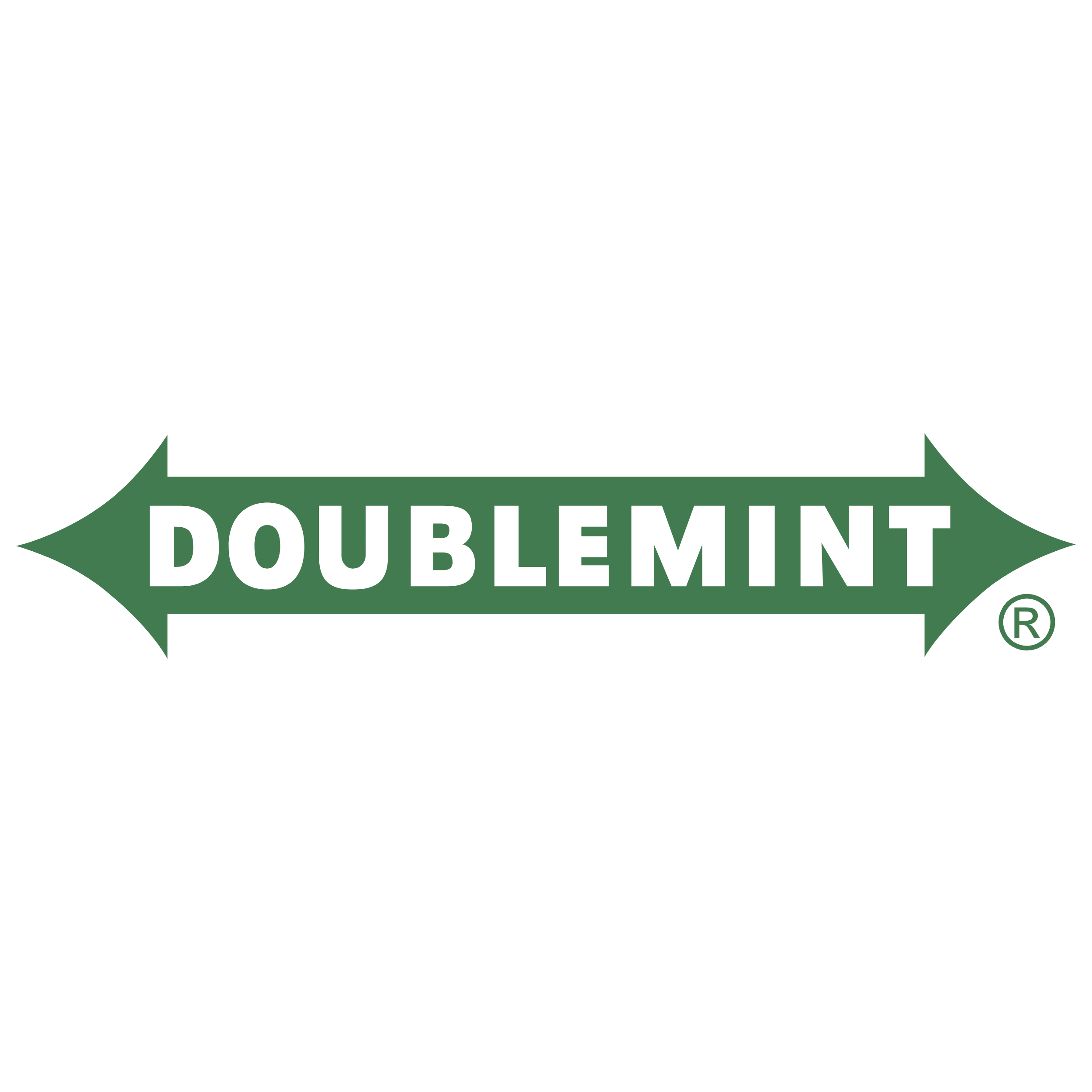 Жевательная резинка Wringley’s DoubleMint (Двойная мята) 37,5 гр (10) США