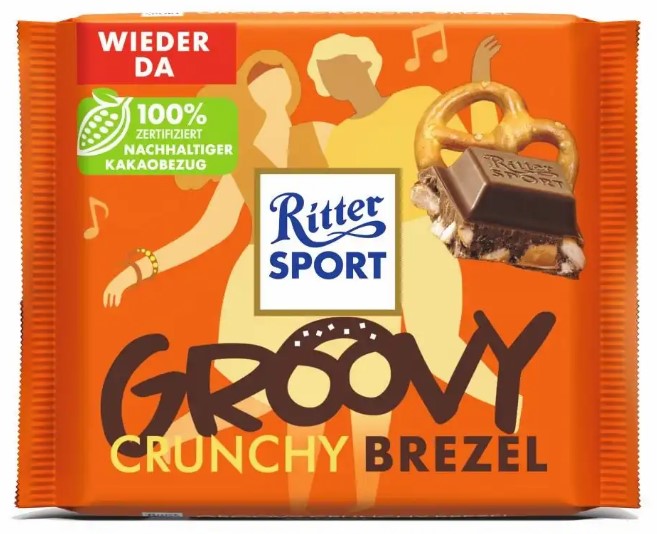 Риттер спорт Crunchy Brezel (хрустящий брецель) 100гр(11) Риттер спорт Crunchy Brezel (хрустящий брецель) 100гр(11)