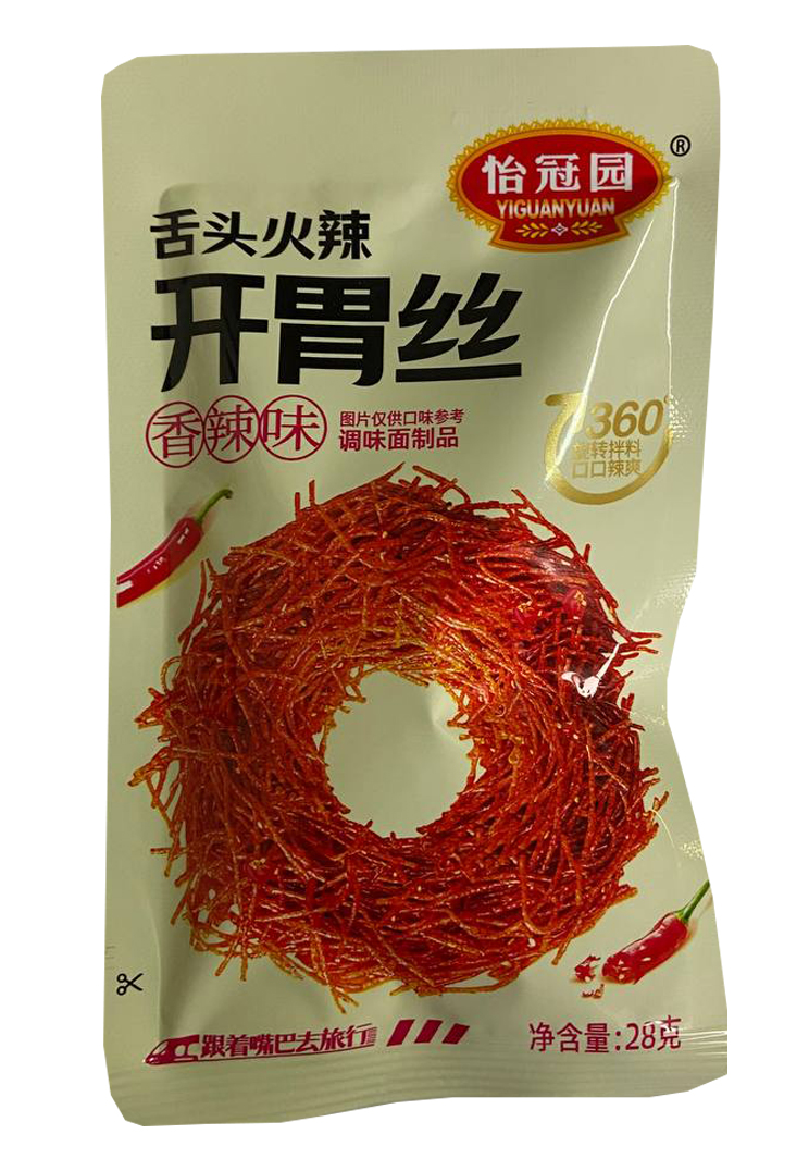 Острые ломтики со вкусом "Kaiweisi" / 28г.*20шт*12