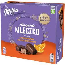 Конфеты Milka Альпийское Молоко Шоколадно-Апельсиновый 330г (8)