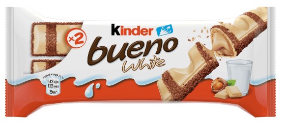 Вафли Kinder Bueno White 39g Вафли Kinder Bueno White 39g