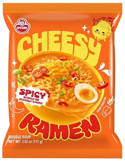 Лапша быстр. приготовления Чиз Рамен острый вкус CHEESY RAMEN SPICY 111гр(32) Лапша быстр. приготовления Чиз Рамен острый вкус CHEESY RAMEN SPICY 111гр(32)