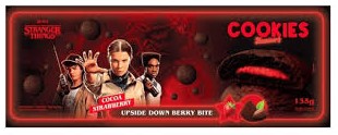 Cookies Yummer's Stranger Things Chocolate Strawberry (Печенье Клубника-Шоколад) 135г (14)