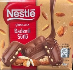 Шоколад Nestle Молочный c Миндалем 60г (6)*24 Турция