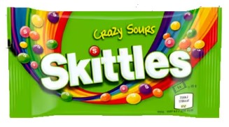 Драже Skittles Crazy Sours 45гр(36)