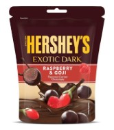 Hershey's Exotic Dark Raspberry&Goji (Шоколадные шарики Малина&Годжи) 100г (6)*8