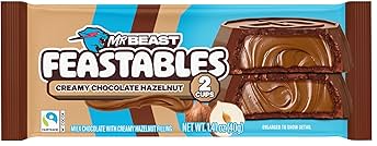 Шоколадные капсы Mr. Beast Hazelnut Cups с фундуком, 40 г