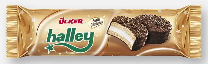 Ulker Halley Mini (Печенье Улькер мини с шоколадом) 66г (24)