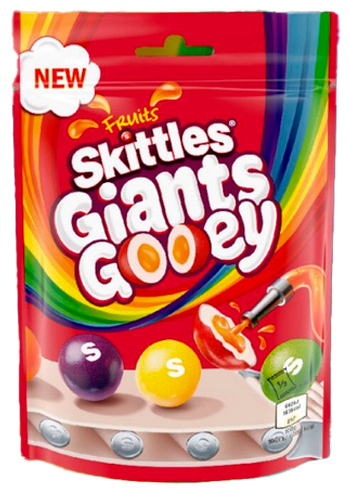 Драже Skittles Giants GOOEY (Скитлс Гигант ГУИ) 125г (15) Драже Skittles Giants GOOEY (Скитлс Гигант ГУИ) 125г (15)