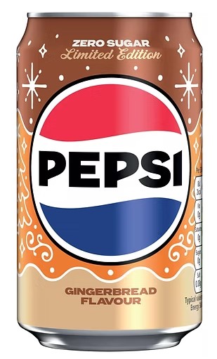 Газированный напиток "Pepsi GINGERBREAD zero", 330мл